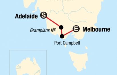 Great Ocean Road Ostwärts - Von Adelaide nach Melbourne